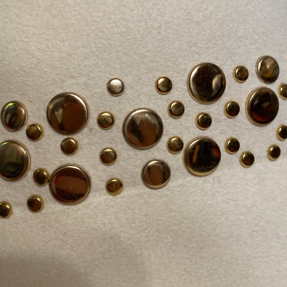 Vintage Adolfo II Gold Studded Wool Hat with Feather - Picture 9 of 15